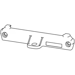 End plate, angled, PA, (L x W x H) 86.4 x 17 x 16.9 mm, orange, 1324360000