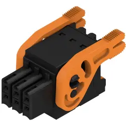 Socket header, 6 pole, pitch 3.5 mm, straight, black, 1375720000