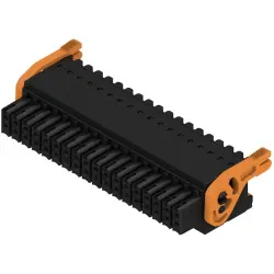 Socket header, 36 pole, pitch 3.5 mm, straight, black, 1375880000