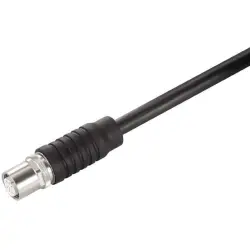 Jack, M12, 4 pole, crimp connection, straight, 1380550000