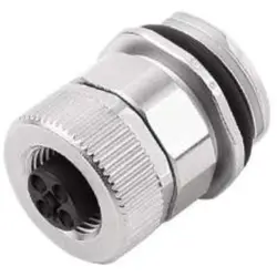 Adapter, M20 (4 pole, socket) to M20 (4 pole, plug), straight, 1392720000