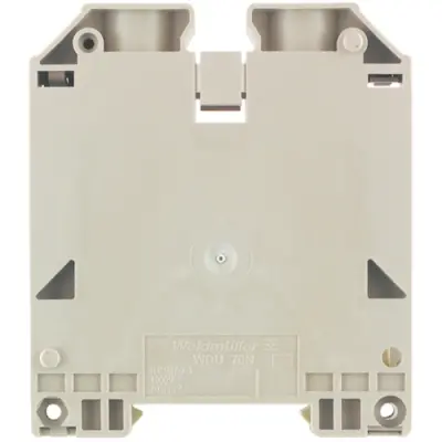 Through terminal block, screw connection, 16-70 mm², 2 pole, 192 A, 8 kV, dark beige, 1393420000 - 1