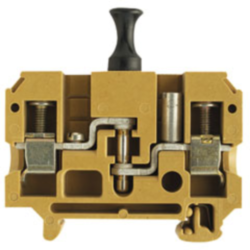 Disconnect/test-disconnect terminal block, screw connection, 0.5-10 mm², 27 A, 6 kV, yellow, 1404520000
