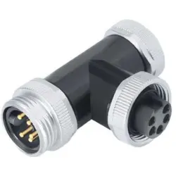 Adapter, 7/8 (5 pole, socket/plug) to 7/8 (5 pole, socket), Y-shape, 1413920000