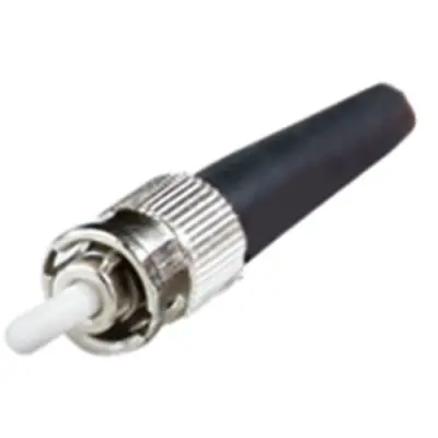 FO plug, ST, singlemode, zircon, silver, 1414680000 - 1