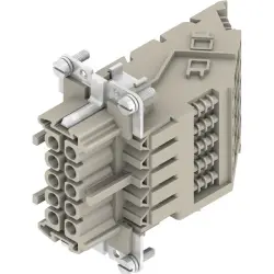 Contact insert, 4, 10 pole, screw connection, 1848610000