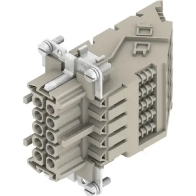 Contact insert, 4, 10 pole, screw connection, 1848610000 - 1