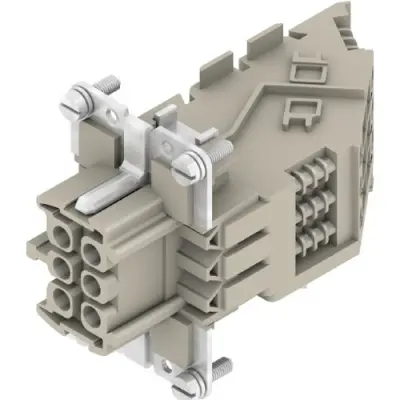 Contact insert, 3, 6 pole, screw connection, 1848600000 - 1