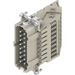 Contact insert, 6, 16 pole, screw connection, 1848760000