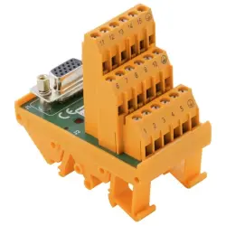 Transfer module, 26 pole, 1 A, 125 V, 1428140000, RS SD26F HD UNC4.40 S