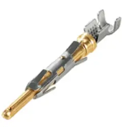 Pin contact, 2.5 mm², AWG 14-12, crimp connection, gold-plated, 1428600000