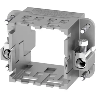 Mounting frame, size B6, zinc die casting, screw locking, 1428940000 - 1