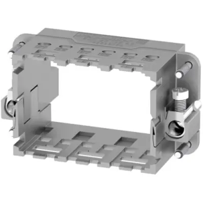 Mounting frame, size B10, zinc die casting, screw locking, 1428960000 - 1