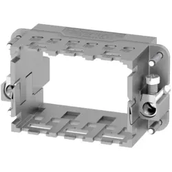 Mounting frame, size B10, zinc die casting, screw locking, 1428980000