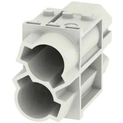 Socket contact insert, 2 pole, unequipped, crimp connection, with PE contact, 1429080000 - 1