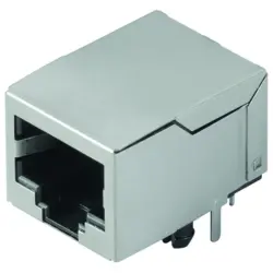 Socket, RJ45, 8 pole, 8P8C, Cat 5, solder connection, 1433800000