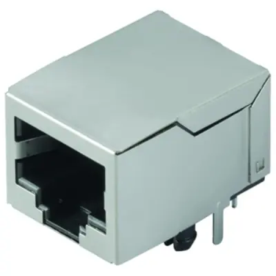 Socket, RJ45, 8 pole, 8P8C, Cat 5, solder connection, 1433800000 - 1