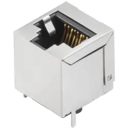 Socket, RJ45, 8 pole, 8P8C, Cat 5, solder connection, 1433810000