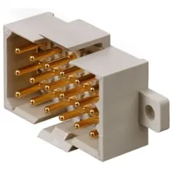 Pin header, 24 pole, pitch 5 mm, straight, gray, 1445800000