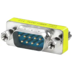 Connector, D-Sub plug, 9 pole to D-Sub socket, 9 pole, straight, 1450850000