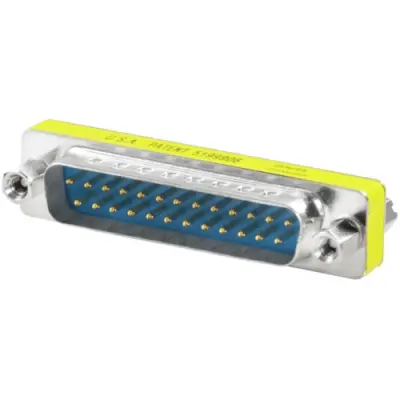 Connector, D-Sub plug, 25 pole to D-Sub socket, 25 pole, straight, 1450890000 - 1