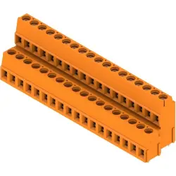 PCB terminal, 36 pole, pitch 5.08 mm, angled, orange, 1769010000