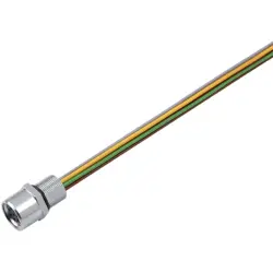 Panel socket, M8, 8 pole, strand connection, straight, 1467630000