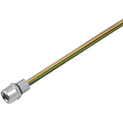 Panel socket, M8, 8 pole, strand connection, straight, 1467630000 - 1