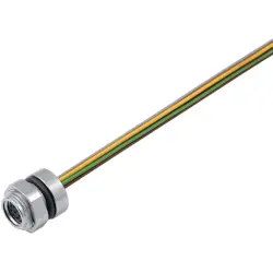 Panel socket, M8, 8 pole, strand connection, straight, 1467640000