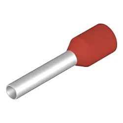 Insulated wire end ferrule, 1.5 mm², 16 mm/10 mm long, red, 1476050000
