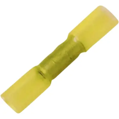 Butt connectorwith insulation, 0.1-0.5 mm², yellow, 24.5 mm, 1491490000 - 1