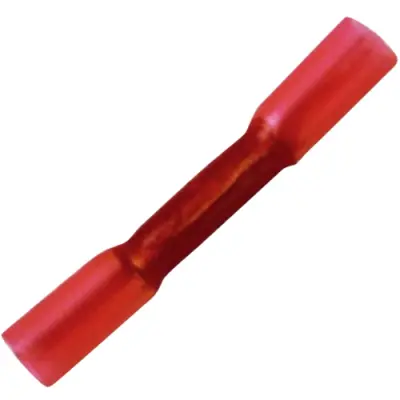 Butt connectorwith insulation, 0.5-1.0 mm², red, 36 mm, 1491510000 - 1