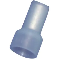 End connectorwith insulation, 1.5-2.5 mm², transparent/blue, 15.4 mm, 1491580000