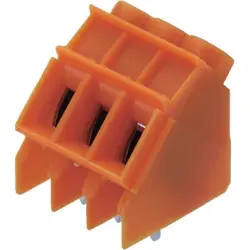PCB terminal, 2 pole, pitch 5 mm, angled, black, 1697180000