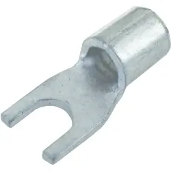 Uninsulated forked cable lug, 4.0 mm², 5.3 mm, C5, metal, 1492650000