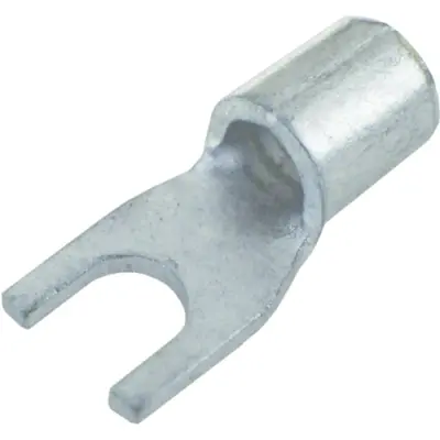 Uninsulated forked cable lug, 4.0 mm², 6.5 mm, C6, metal, 1492660000 - 1