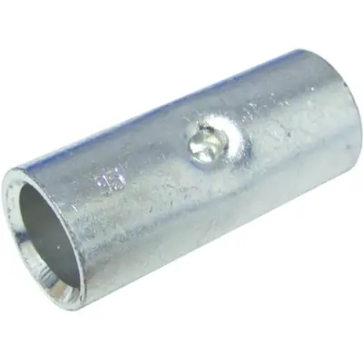 Butt connector, uninsulated, 25 mm², silver, 29 mm, 1493050000 - 1