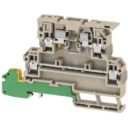 Fuse terminal block, 3 pole, 0.5-4.0 mm², 36 V, 6.3 A, 1518300000
