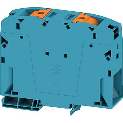Through terminal block, push-in connection, 150 mm², 309 A, 8 kV, blue, 2728710000 - 1