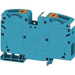 Through terminal block, push-in connection, 35 mm², 125 A, 8 kV, blue, 2755890000