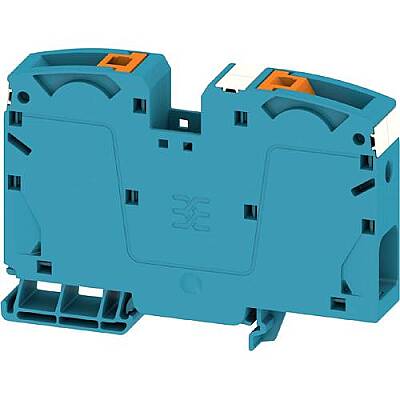 Through terminal block, push-in connection, 35 mm², 125 A, 8 kV, blue, 2755890000 - 1