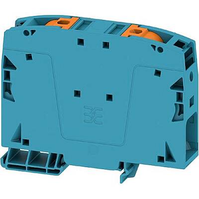 Through terminal block, push-in connection, 50 mm², 150 A, 8 kV, blue, 2663260000 - 1