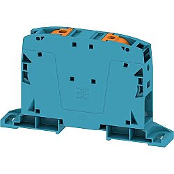 Through terminal block, push-in connection, 50 mm², 150 A, 8 kV, blue, 2663340000