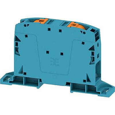 Through terminal block, push-in connection, 50 mm², 150 A, 8 kV, blue, 2663340000 - 1