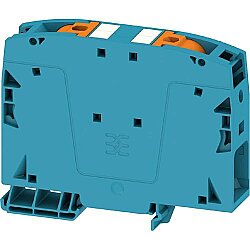Through terminal block, push-in connection, 50 mm², 150 A, 8 kV, blue, 2755900000