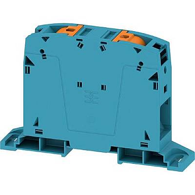 Through terminal block, push-in connection, 95 mm², 232 A, 8 kV, blue, 2694160000 - 1