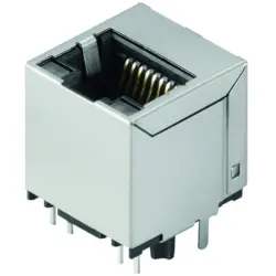 Socket, RJ45, 8 pole, solder connection, 1534750000