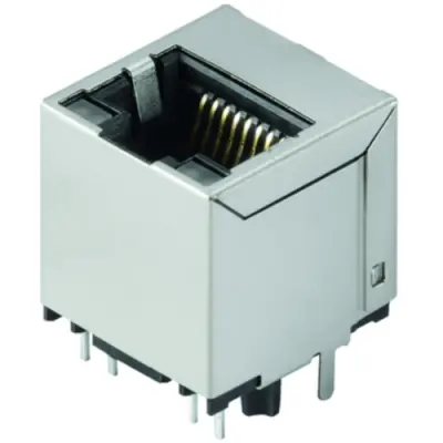 Socket, RJ45, 8 pole, solder connection, 1534750000 - 1