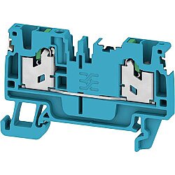 Through terminal block, snap-in, 2.5 mm², 24 A, 8 kV, blue, 2862990000