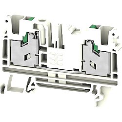 Through terminal block, snap-in, 4.0 mm², 32 A, 8 kV, white, 3109460000